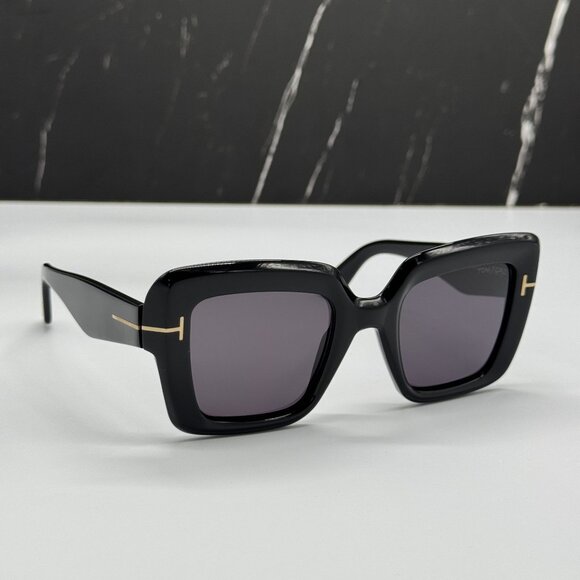 NEW TOM FORD ESME TF1157 ECO 01A BLACK WOMEN SUNGLASSES TOM FORD ESME FT1157 01A main image 8
